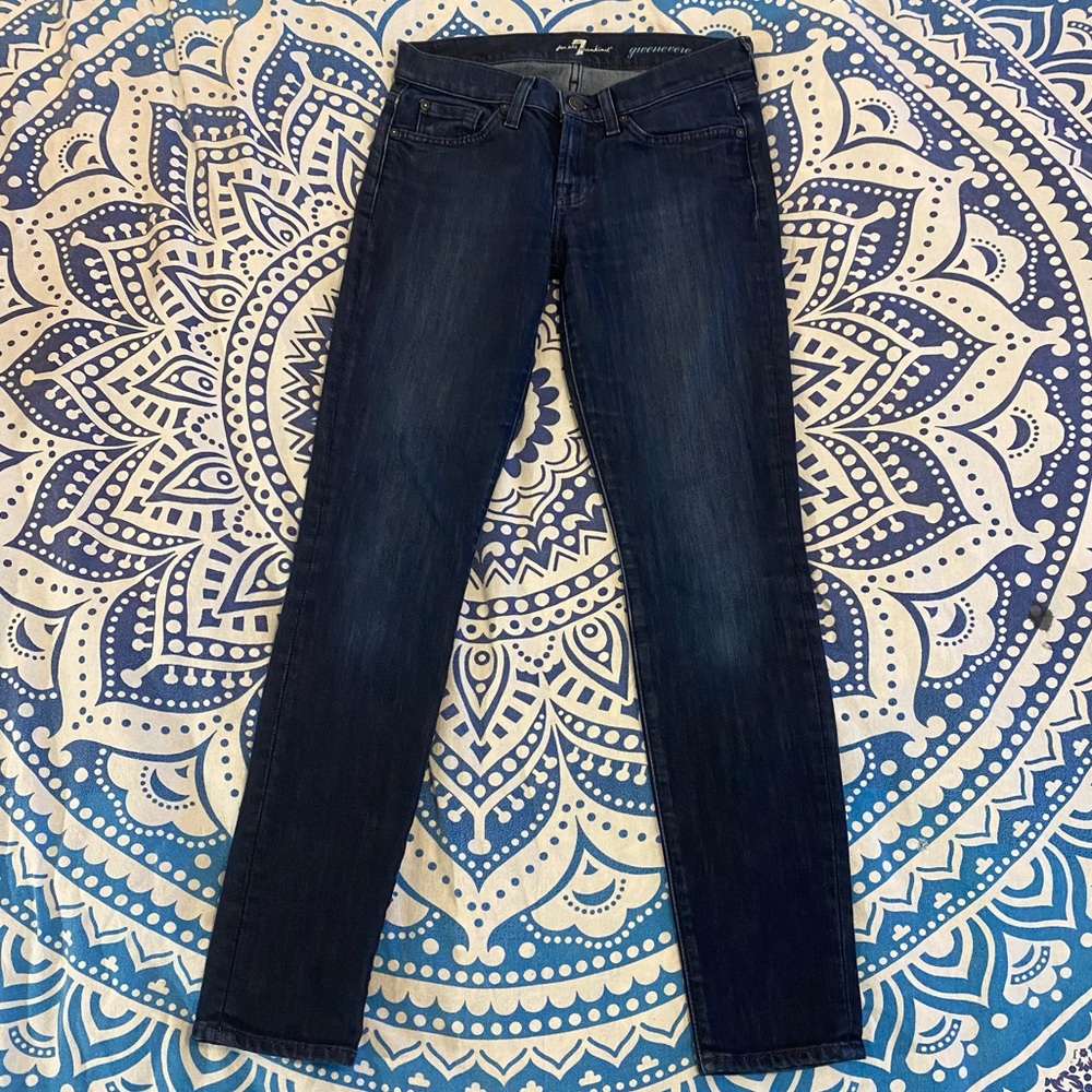 💙👖7FAM! GWENEVERE! SKINNY!👖💙26 1/2 30” GORGEOUS!